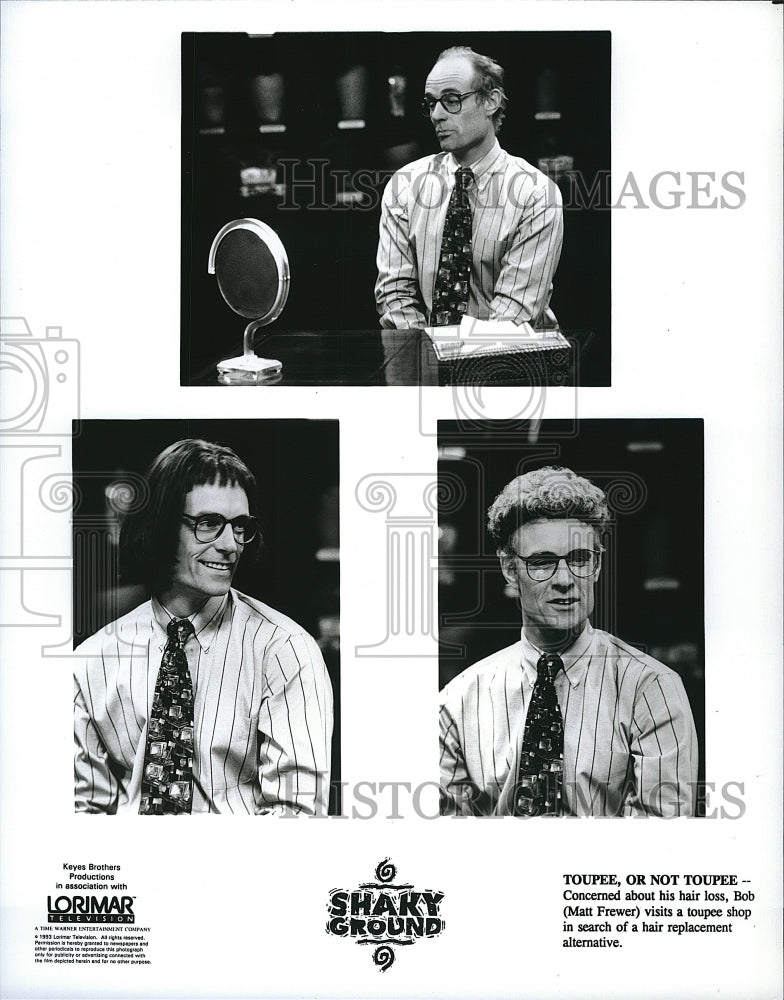 1993 Press Photo Shaky Ground Matt Frewer Television Series Actor- Historic Images