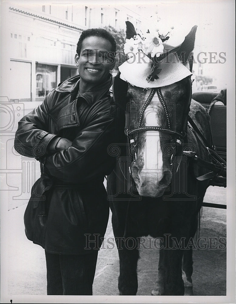 1988 Press Photo Actor, Director Mario Van Peebles In Sonny Spoon- Historic Images