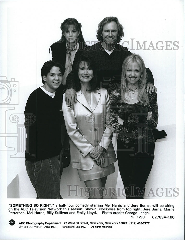 1998 Press Photo Something So Right&quot; Jere Burns,Mel Harris,E Lloyd, Sullivan- Historic Images