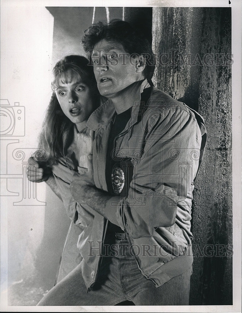 1988 Press Photo "Something Is Out There" Maryam D'Abo & Joe Cortese- Historic Images