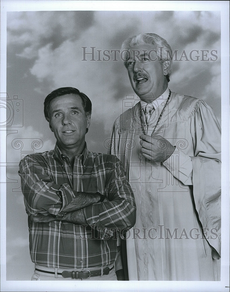 1983 Press Photo "Second Chance" Joseph Maher & Kiel Martin- Historic Images