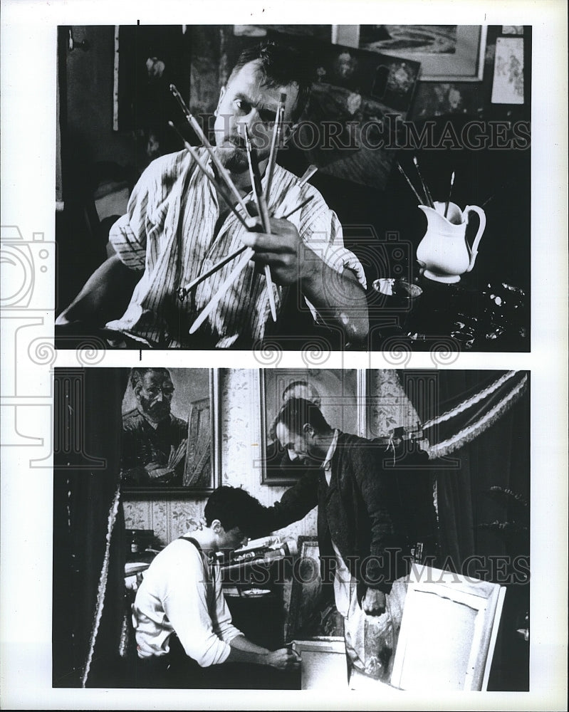 1990 Press Photo &quot;Vincent &amp; Theo&quot; Paul Rhys &amp; Tim Roth- Historic Images