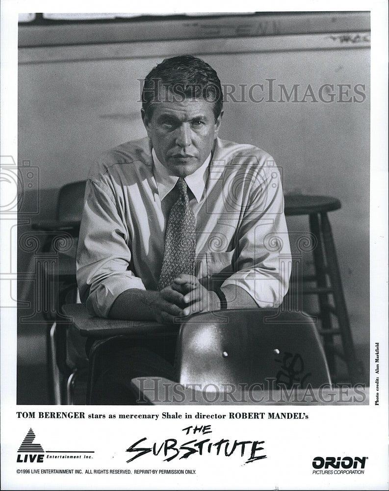 1996 Press Photo &quot;The Substitute&quot; starring Tom Berenger- Historic Images