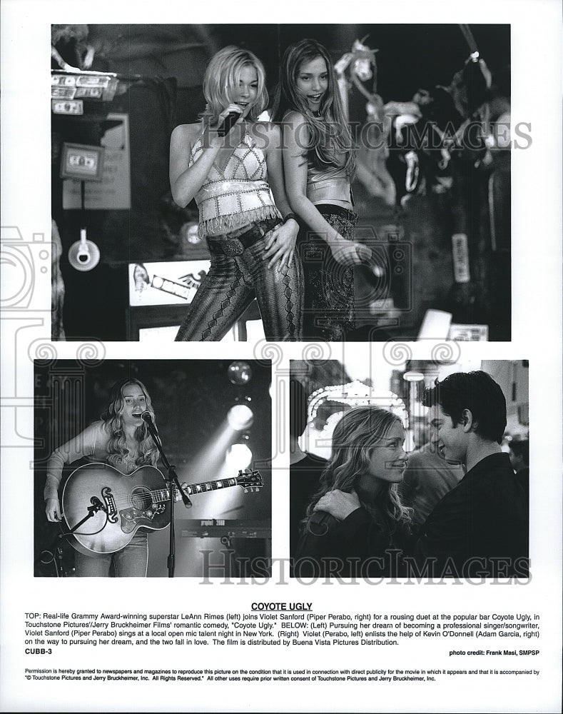 Press Photo Coyote Ugly movie LeAnn Rimes Piper Perabo- Historic Images