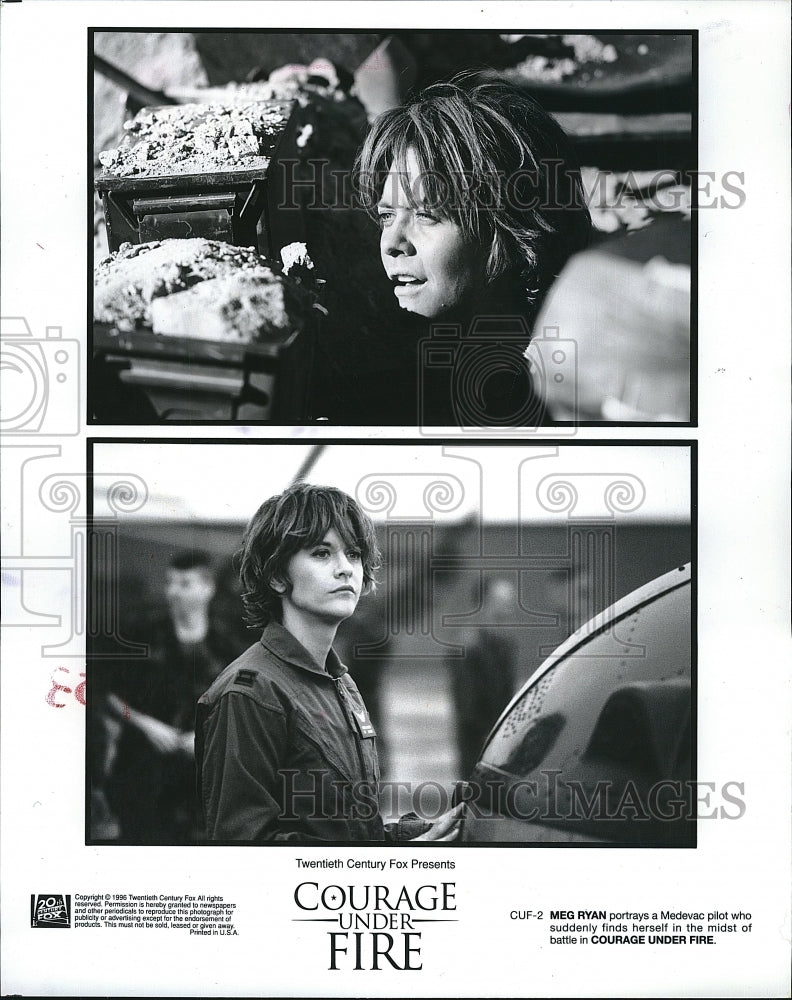 1996 Press Photo Meg Ryan stars in &quot;Courage Under Fire&quot; - Historic Images