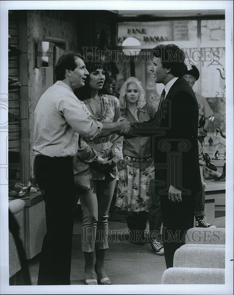 1987 Press Photo Christina Applegate and Ed O&#39;Neill in Married With Children- Historic Images