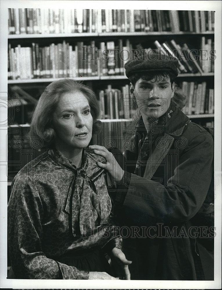 1988 Press Photo Anne Meara and Jonathan Crombie in The Day They Came To Arrest- Historic Images