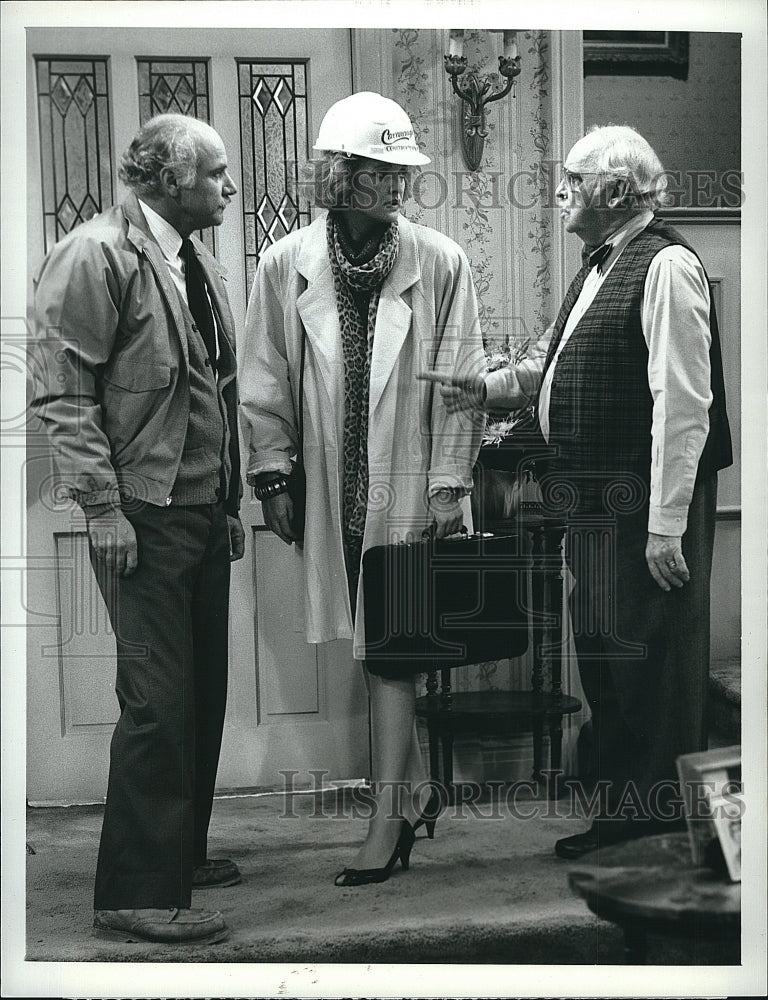 1988 Press Photo Peter Michael Goetz Barnard Hughes Christine Ebersole Cavanaugh- Historic Images