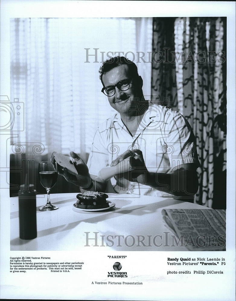 1988 Press Photo &quot;Parents&quot; Randy Quaid starring- Historic Images