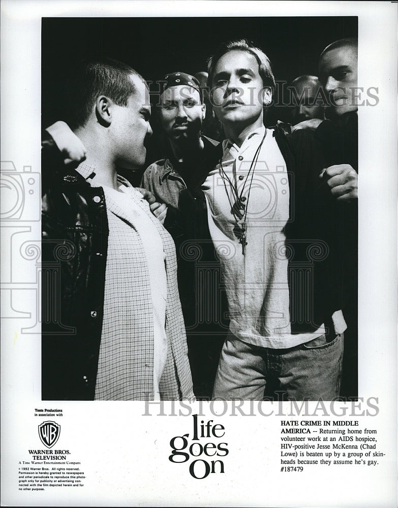 1992 Press Photo &quot;Life Goes On&quot;  starring Chad Lowe- Historic Images