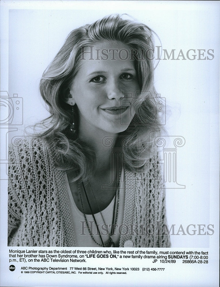 1989 Press Photo &quot;Life Goes On&quot; Monique Lanier- Historic Images