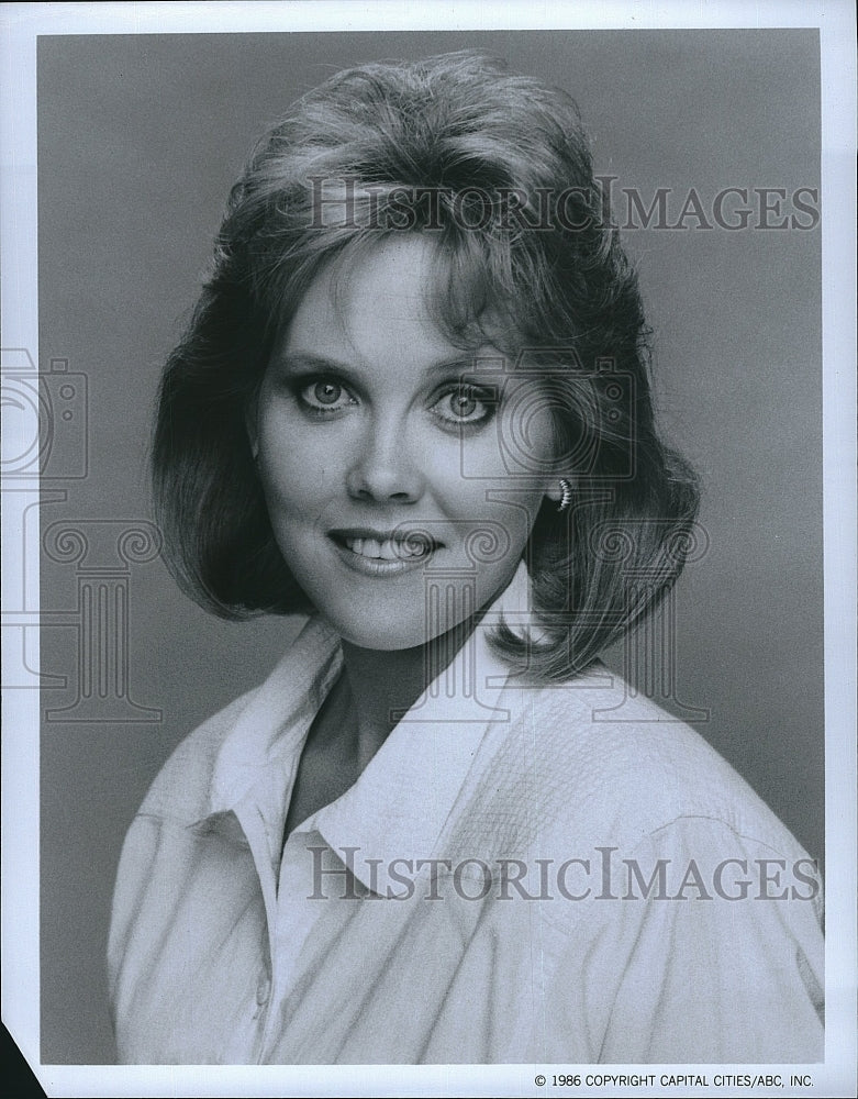 1986 Press Photo Ann Dusenberry American Actress Life With Lucy TV Show Comedy- Historic Images