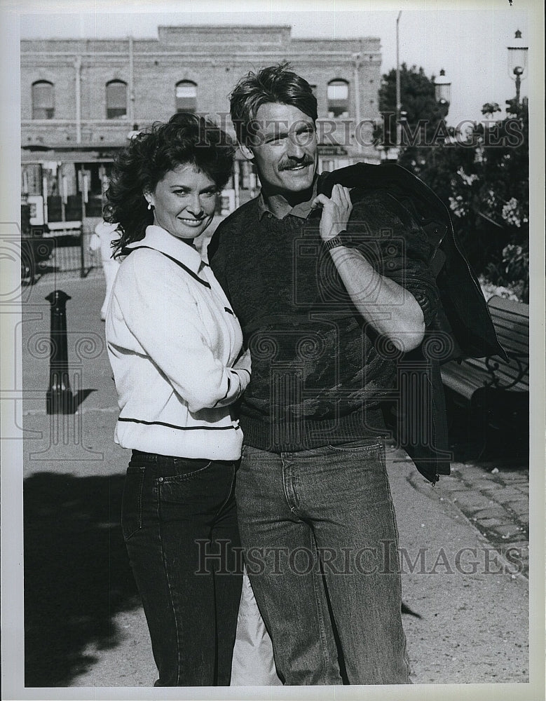 1986 Press Photo Jane Badler on &quot;Riptide&quot;- Historic Images