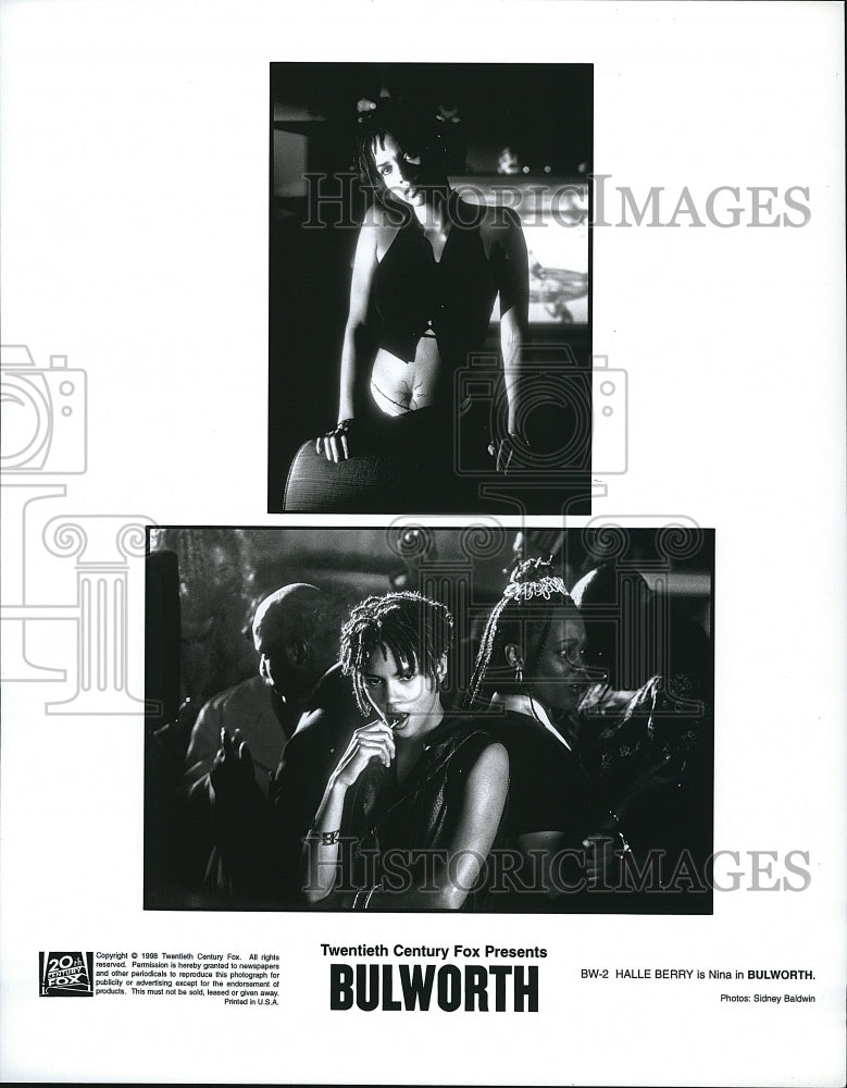 1998 Press Photo Halle Berry stars in &quot;Bulworth&quot;- Historic Images