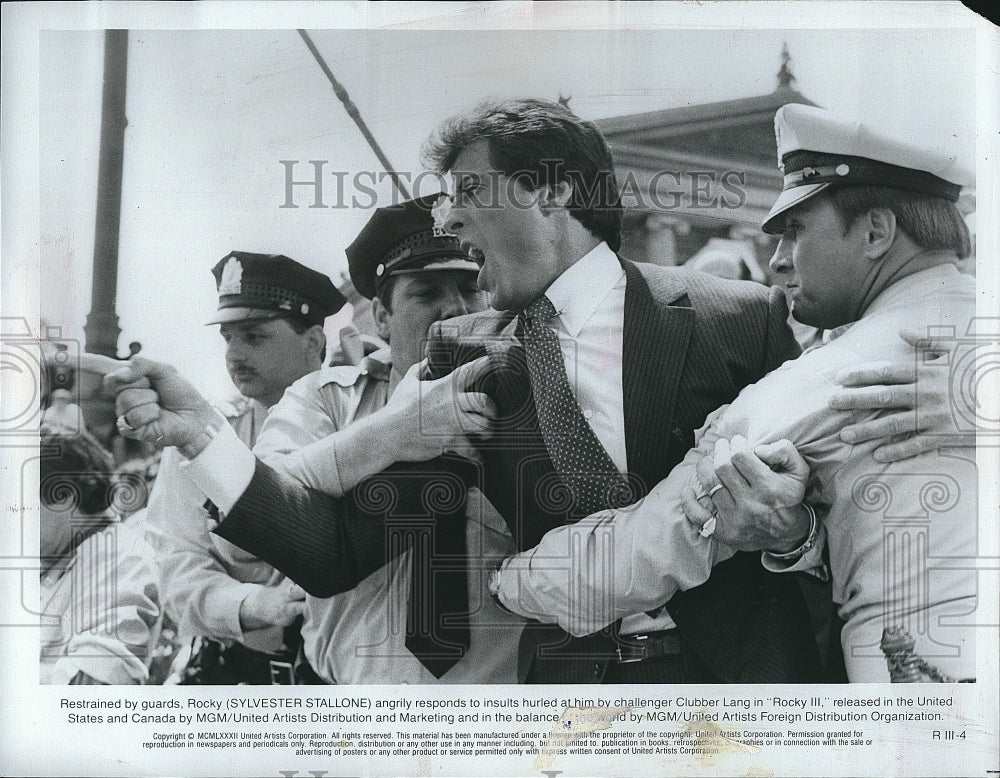 1983 Press Photo Sylvester Stallone stars in &quot;Rocky III&quot;- Historic Images