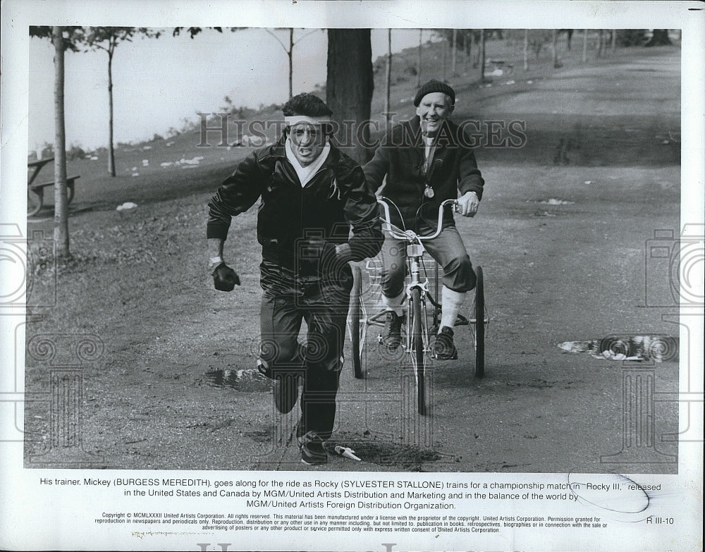 1982 Press Photo Sylvester Stallone stars in &quot;Rocky III&quot;- Historic Images