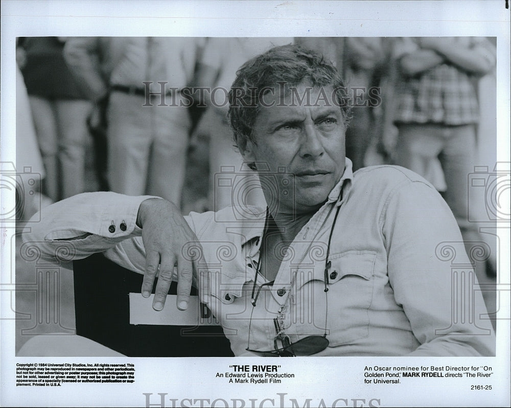 1984 Press Photo The River Film Director Mark Rydell Behind Scenes- Historic Images