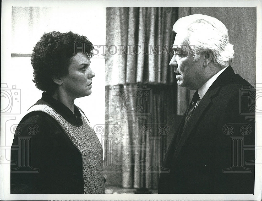 1988 Press Photo &quot;Cagney &amp; Lacey&quot; Tyne Daly &amp; Richard Bradford- Historic Images