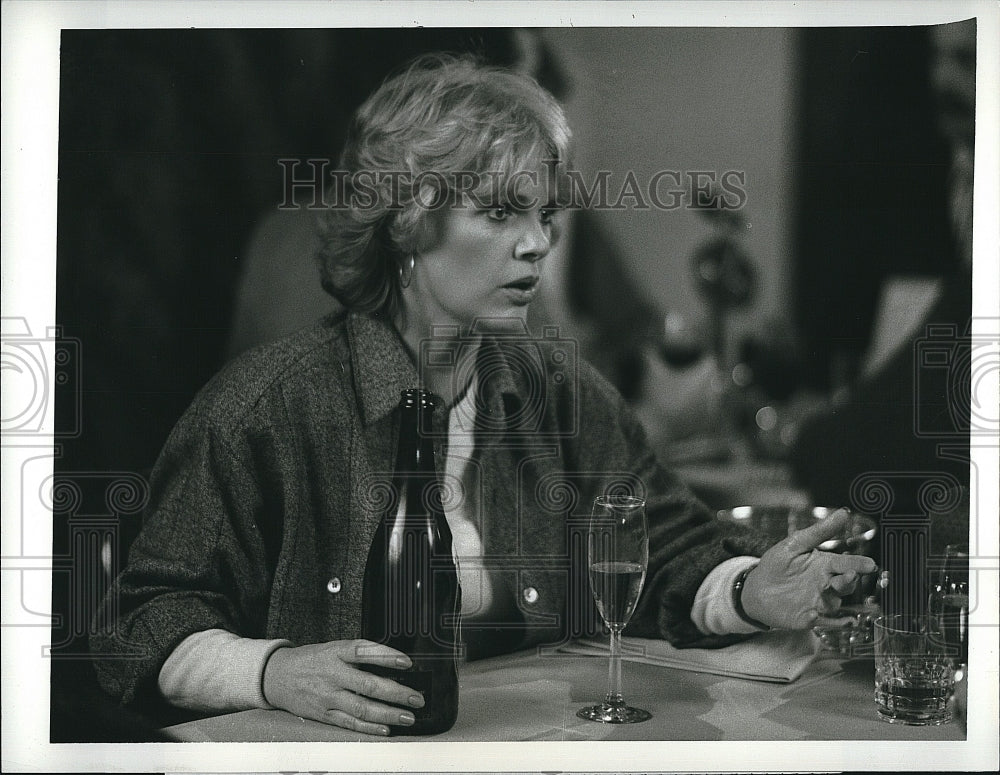 1987 Press Photo TV Series &quot;Cagney &amp; Lacey&quot; Sharon Gless- Historic Images