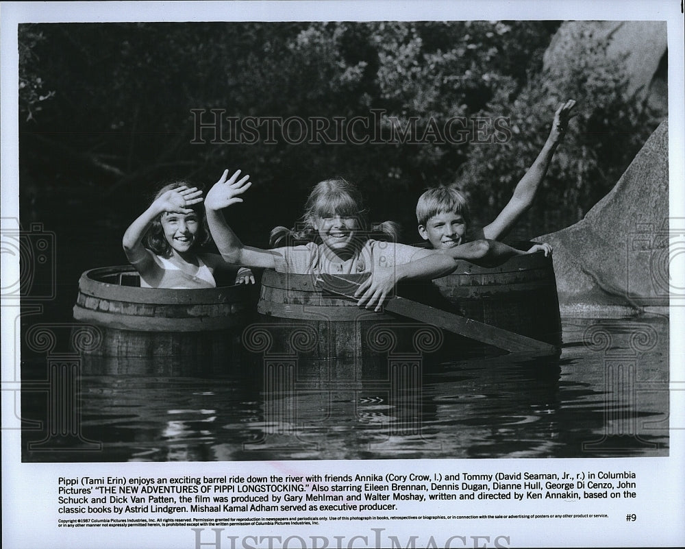 1987 Press Photo Film &quot;The New Adventures of Pippi Longstocking&quot; Tami Erin- Historic Images