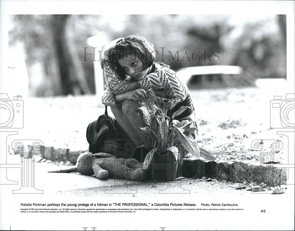 1994 Press Photo Natalie Portman American Actress Professional Action Movie Film- Historic Images