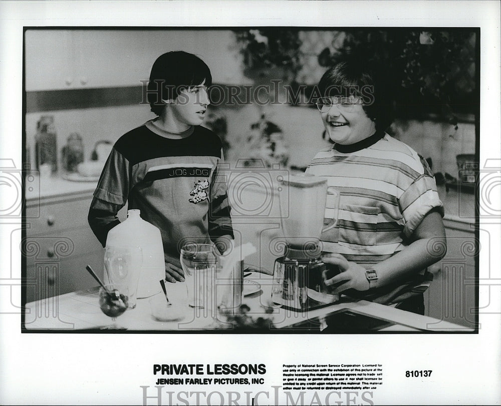 1981 Press Photo A scene from "Private Lessons"- Historic Images