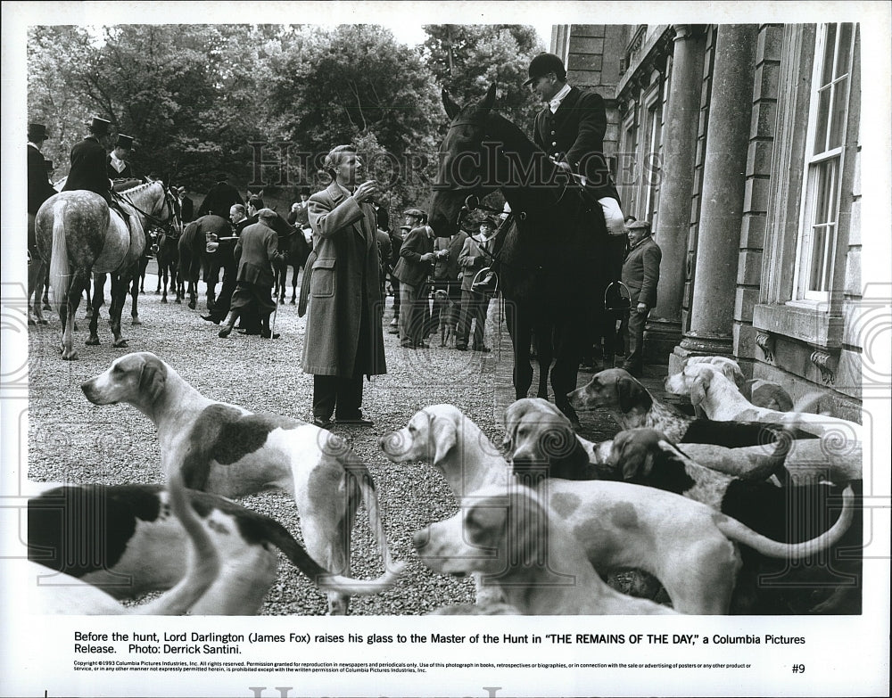 1993 Press Photo James Fox stars as Lord Darlington in &quot;The Remains of the Day&quot; - Historic Images