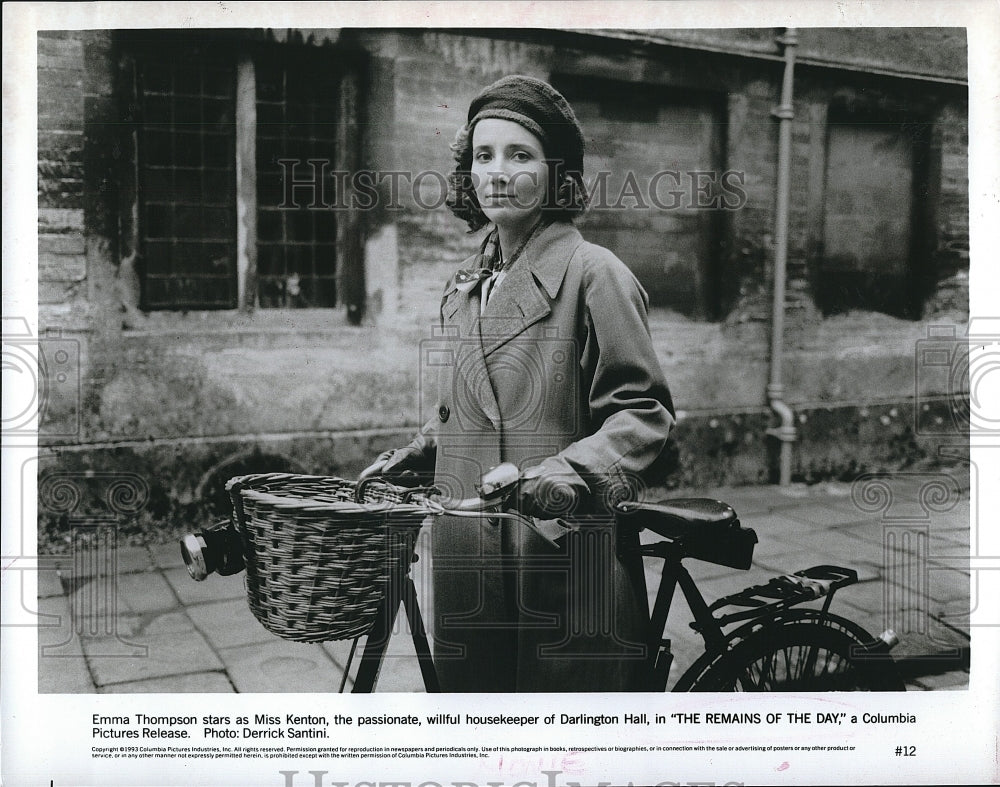 1993 Press Photo Emma Thompson stars in &quot;The Remains of the Day&quot; - Historic Images