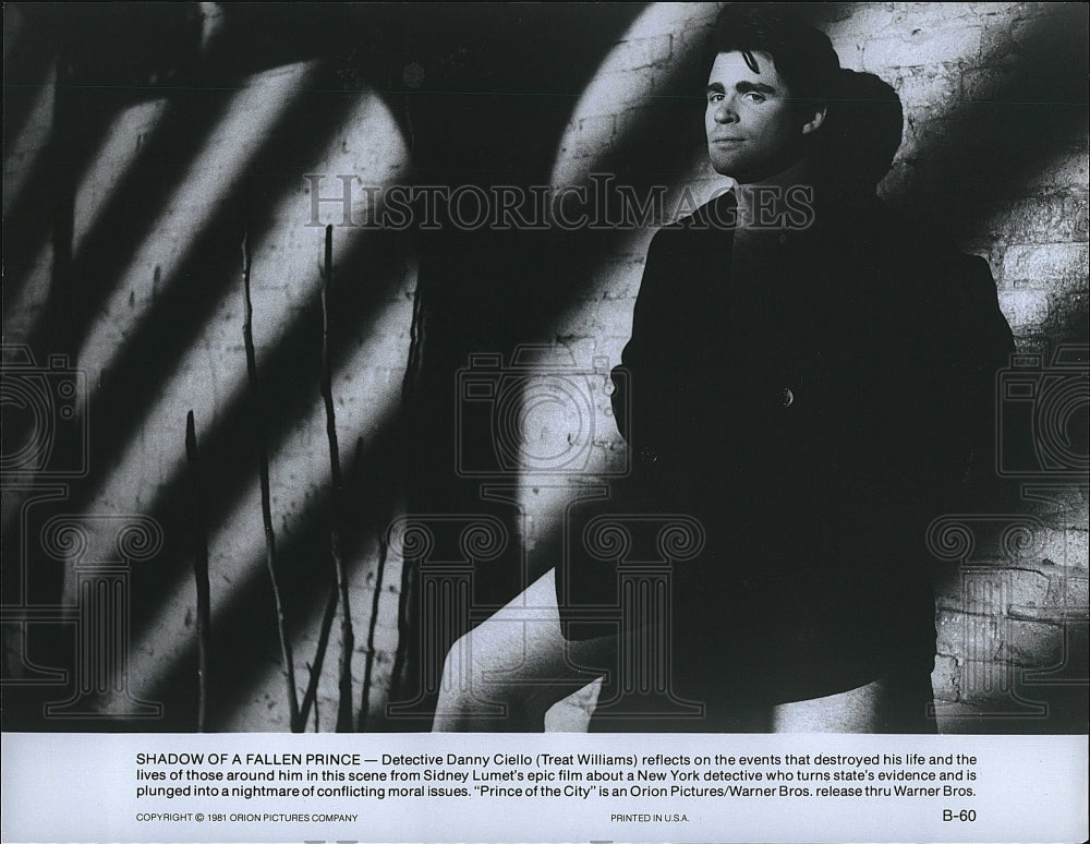 1981 Press Photo Treat Williams in "Prince of the City"- Historic Images