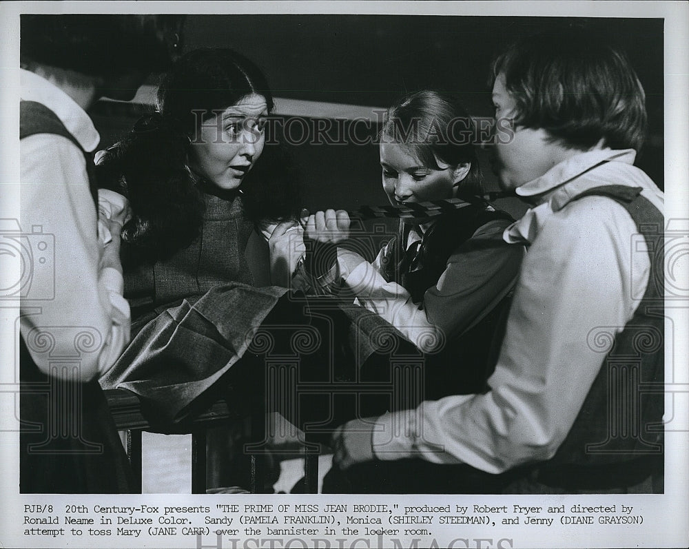 1969 Press Photo Franklin, Steedman, Grayson, Carr &quot;The Prime of Ms Jean Brodie&quot;- Historic Images