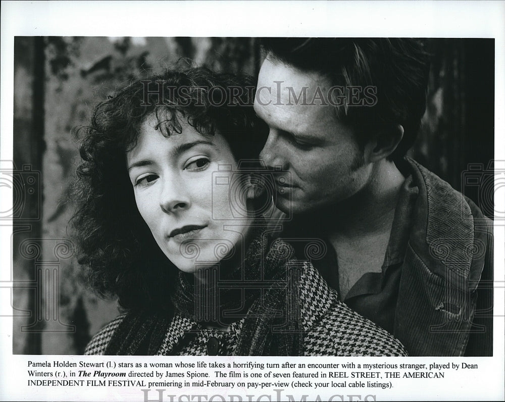 Press Photo Pamela Holden Stewart &amp; Dean Winters star in &quot;The Playroom&quot; - Historic Images