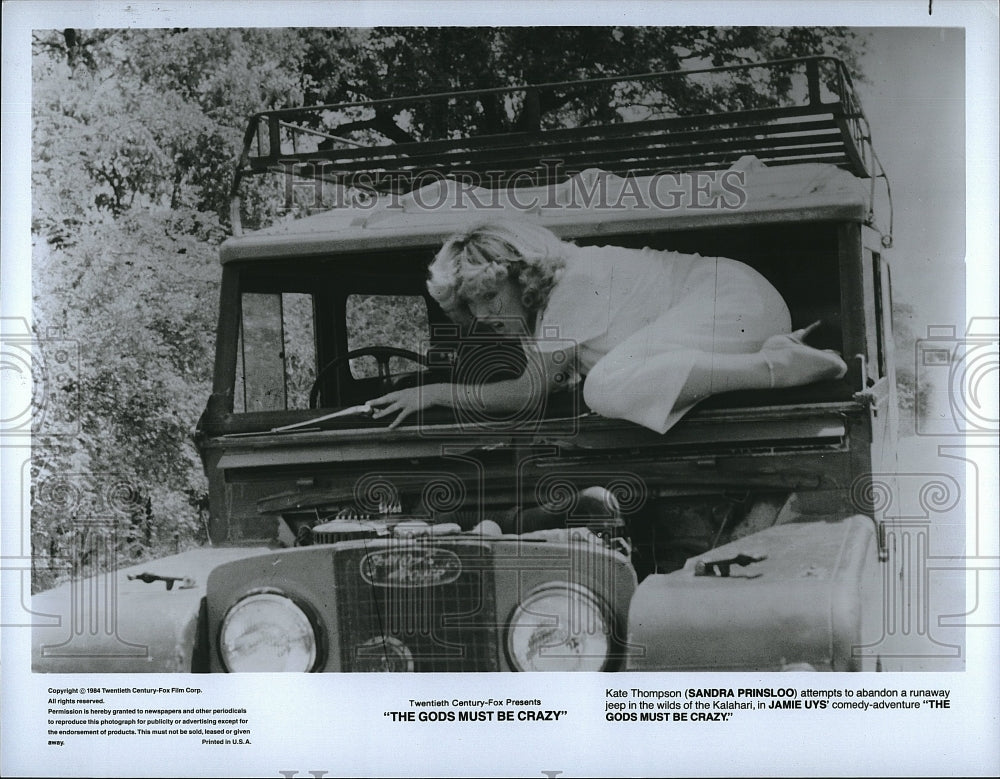 1984 Press Photo Sandra Prinsloo &quot;The Gods Must Be Crazy&quot;- Historic Images