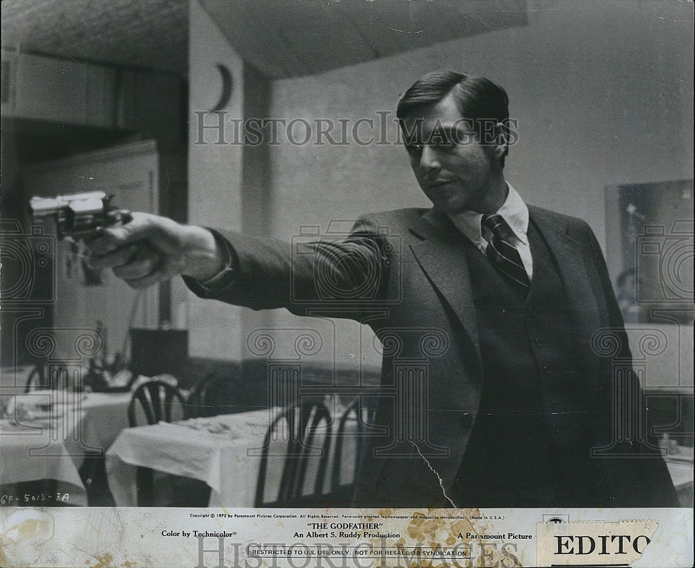 1972 Press Photo Al Pacino "The Godfather"- Historic Images