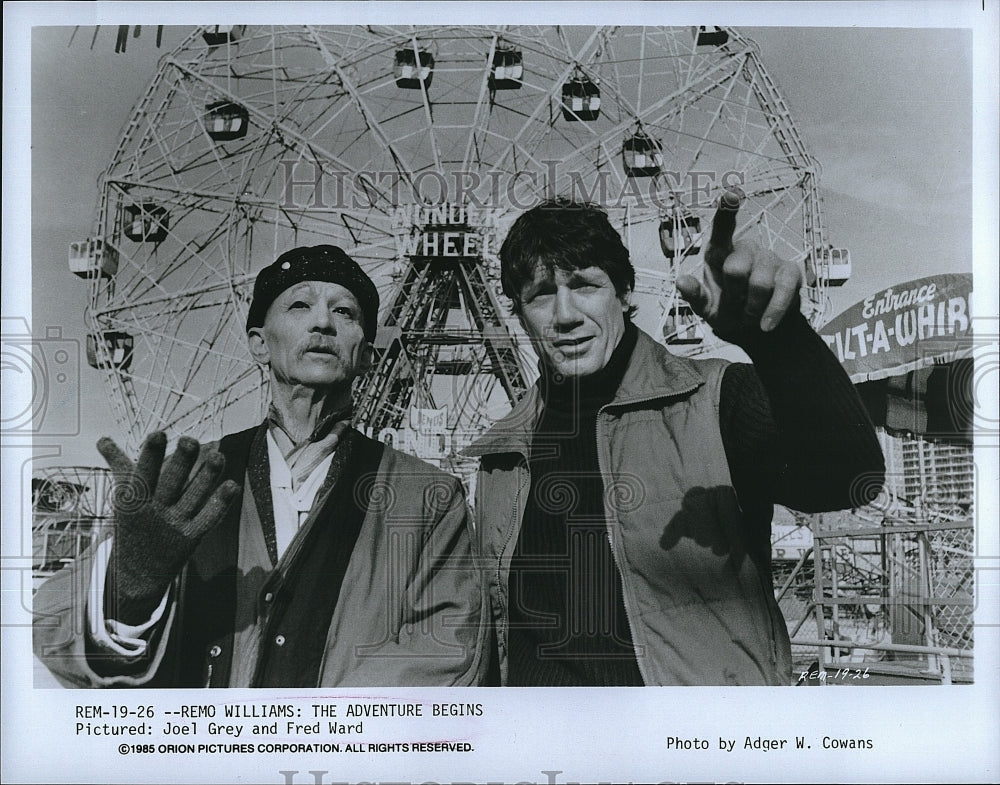 1985 Press Photo Remo Williams: the Adventure Begins Joel Grey Fred Ward- Historic Images