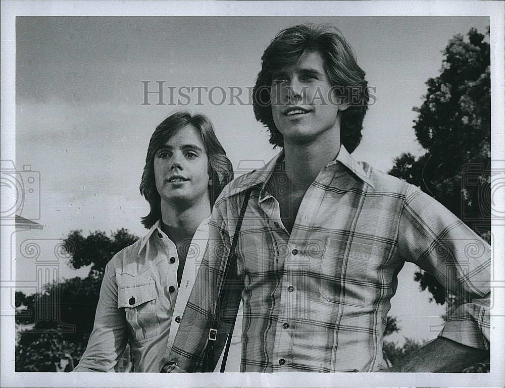 1977 Press Photo Parker Stevenson Shaun Cassidy The Hardy Boys Mysteries- Historic Images