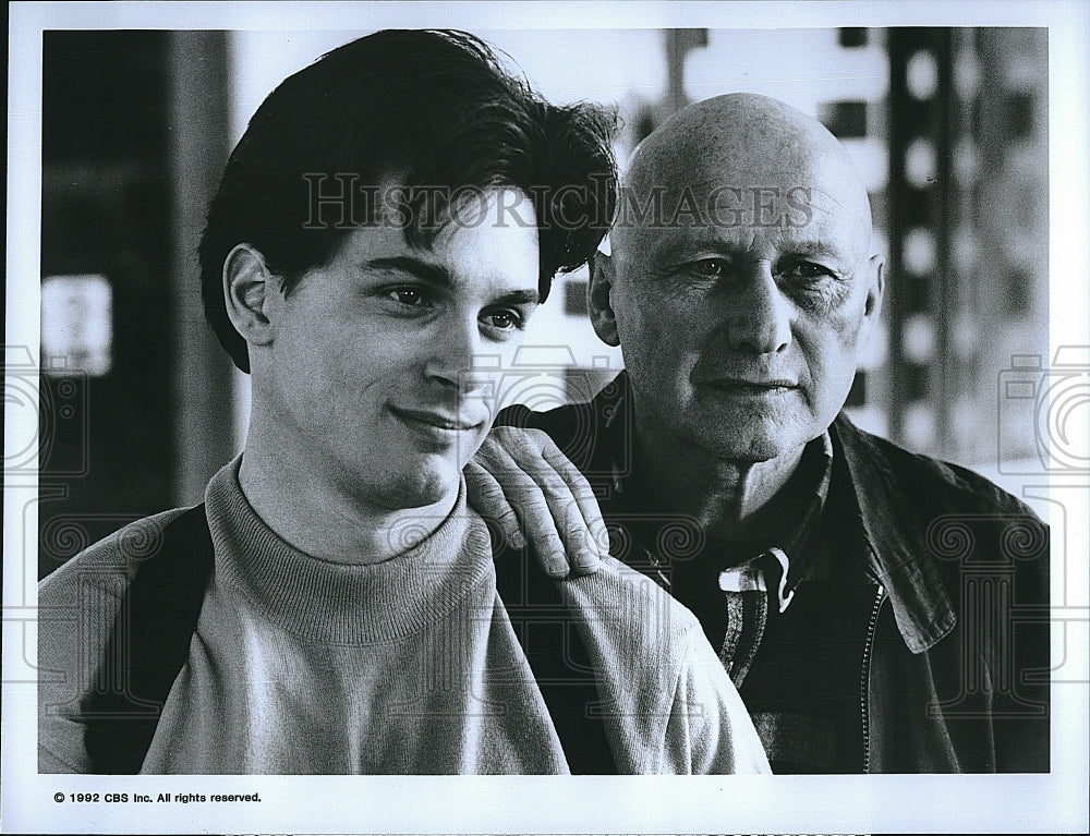 1992 Press Photo &quot;The Hat Squad&quot; Billy Warlock &amp; James Tolkan- Historic Images