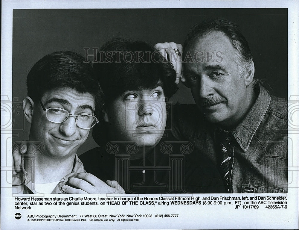 1989 Press Photo Actor Howard Hessman in &quot;Head of the Class&#39;- Historic Images