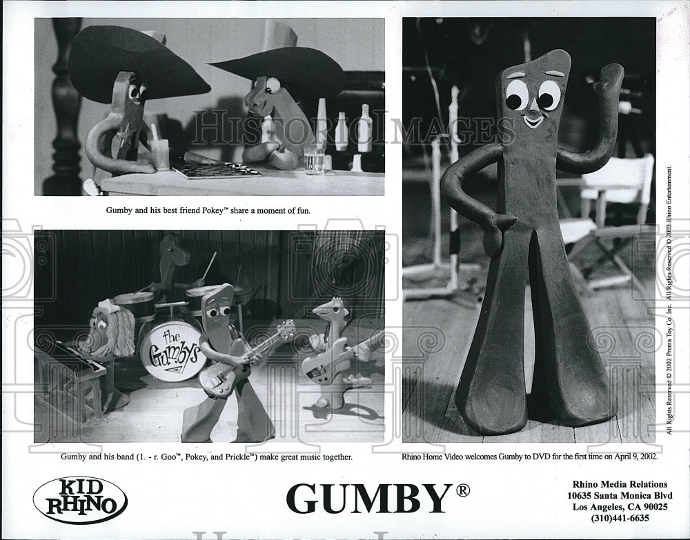 2002 Press Photo Gumby in &quot;Gumby&quot;- Historic Images