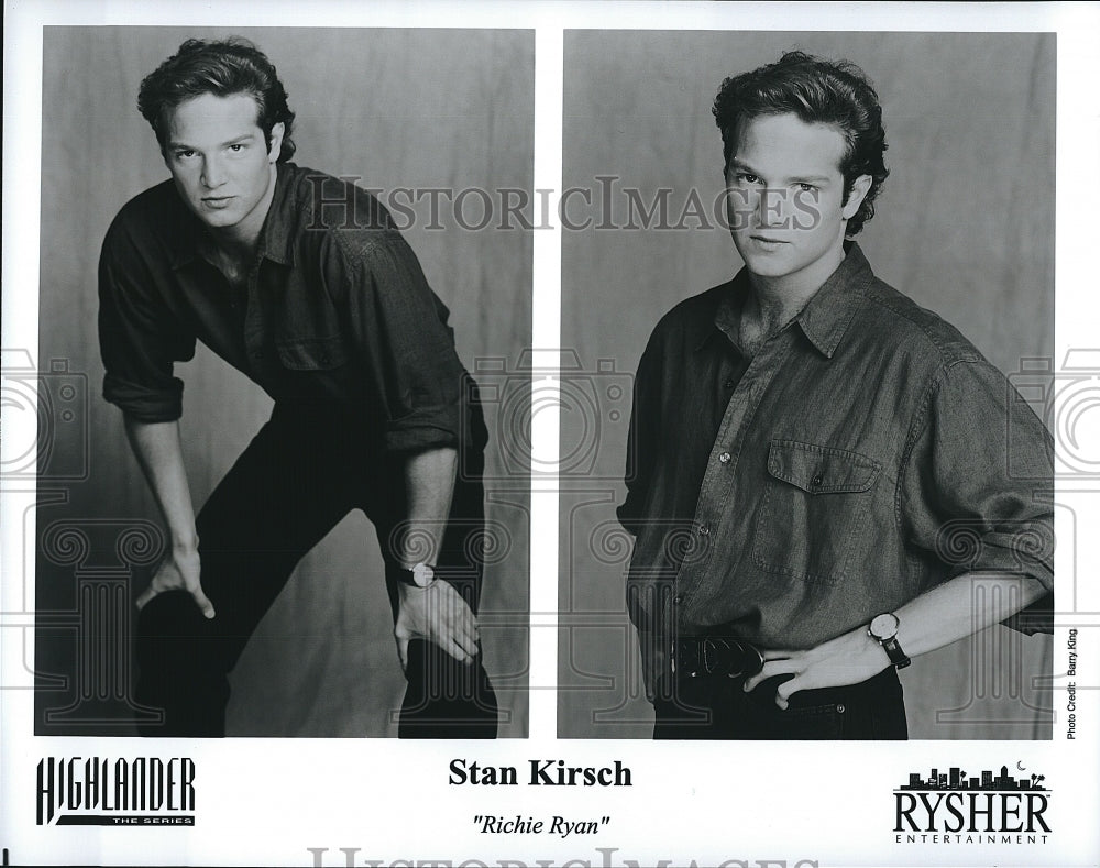 Press Photo Highlander The Series Stan Kirsch Richie Ryan- Historic Images