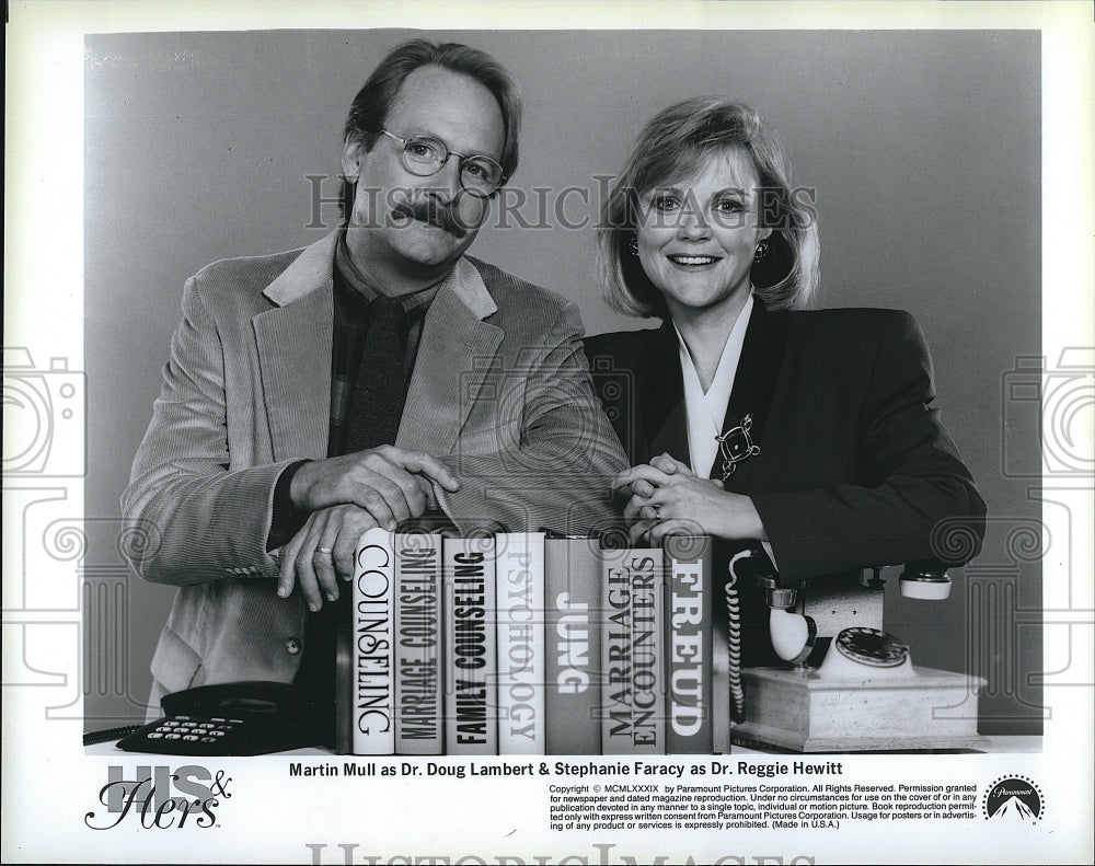 1989 Press Photo Martin Mull and Stephanie Faracy in &quot;His &amp; Hers&quot;- Historic Images