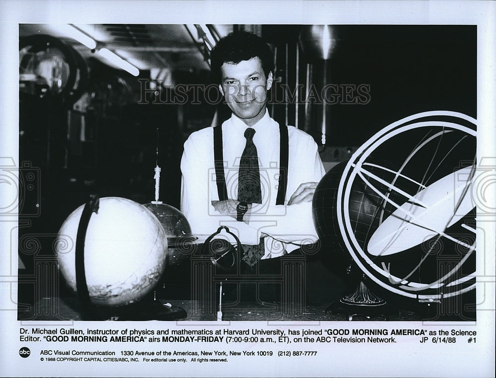 1988 Press Photo Dr. Michael Gullen on &quot;Good Morning America&quot;- Historic Images