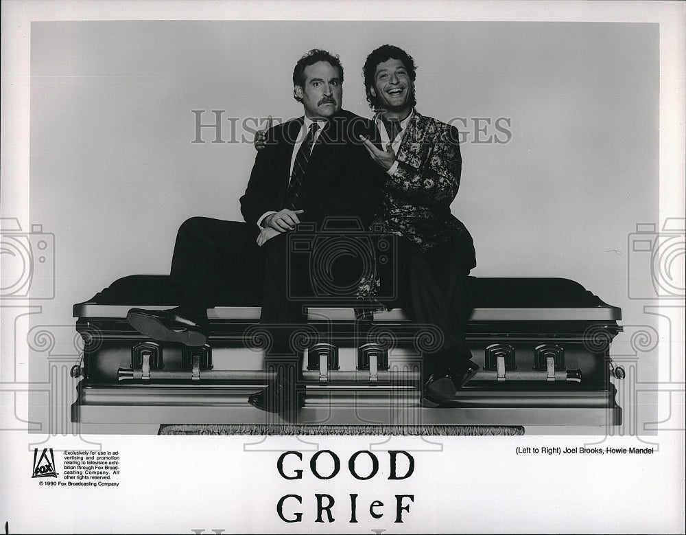 1990 Press Photo &quot;Good Grief&quot; Joel Brooks &amp; Howie Mandel- Historic Images