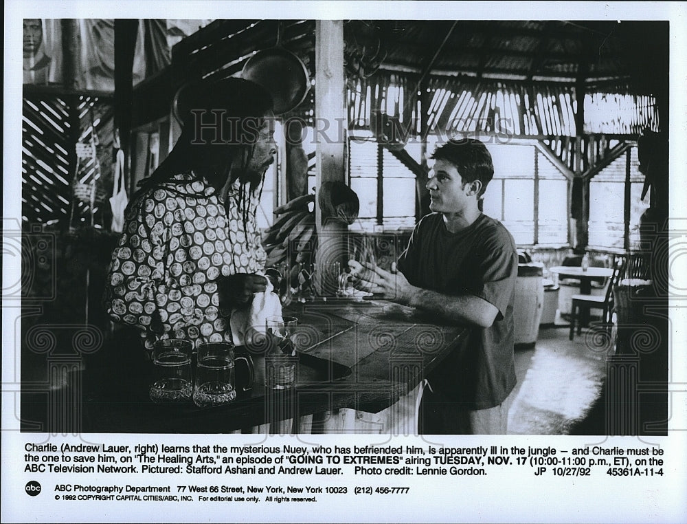 1992 Press Photo &quot;Going To Extremes&quot; Andrew Lauer &amp; Stafford Ashani- Historic Images