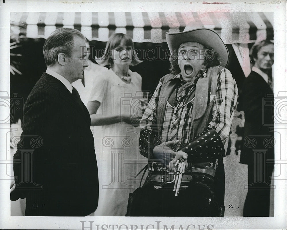 1976 Press Photo &quot;The Toy&quot; Pierre Richard,Michel Bouqet- Historic Images