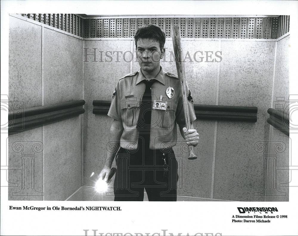 1998 Press Photo  &quot;Nightwatch&quot;  Ewan McGregor stars- Historic Images