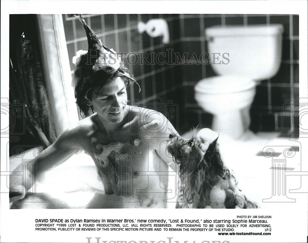 1999 Press Photo David Spade American Actor Lost Found Comedy Movie Film- Historic Images