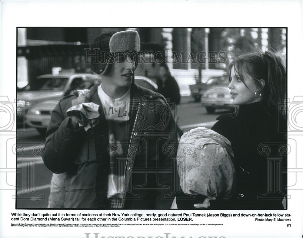 2000 Press Photo Jason Biggs, Mena Suvan, "Loser"- Historic Images