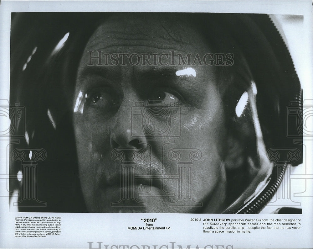 1984 Press Photo John Lithgow American Actor 2010 Sci-Fi Science Fiction Film- Historic Images