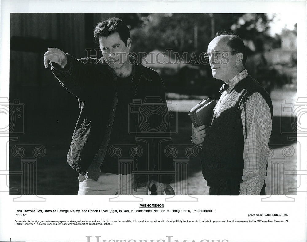 1996 Press Photo &quot;Phenomenon&quot; John Travolta, Robert Duvall- Historic Images