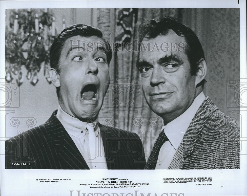 1968 Press Photo &quot;Never A Dull Moment&quot; Jerry Lewis, Jack Elam- Historic Images